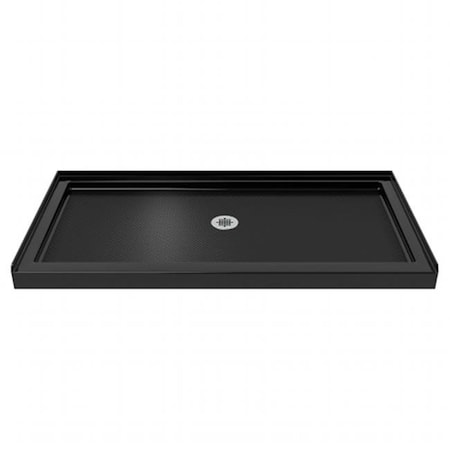 Dreamline DreamLine DLT-1130600-88 2.75 x 60 x 30 in. SlimLine Single Threshold Shower Base; Black - Center Drain DLT-1130600-88